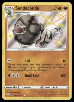 Pokemon Cards Sandaconda SV071/SV122 Shining Fates Rare NM - Image 1