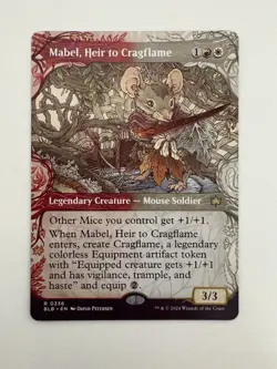 Mabel Heir to Cragflame Showcase MTG Magic the Gathering Card NM Near Mint BLB - Image 1