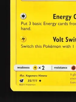 Emolga 35/111 LP Crimson Invasion English Pokemon Card TCG - Image 2