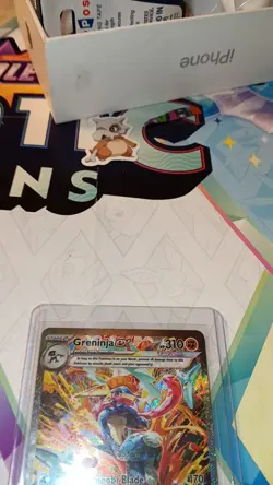 Pokemon Greninja EX TCG Twilight Masquerade Holo Ultra Rare Full Art - Image 2