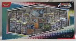Pokemon Prismatic Evolutions Lucario ex & Tyranitar ex Premium Collection - Image 1
