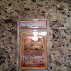 PSA 4 ✨ Charizard Holo #4 Pokemon 1999 GRADED 2026 WIZARDS BASE SET - Image 1