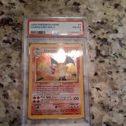PSA 4 ✨ Charizard Holo #4 Pokemon 1999 GRADED 2026 WIZARDS BASE SET - Image 2