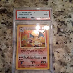 PSA 4 ✨ Charizard Holo #4 Pokemon 1999 GRADED 2026 WIZARDS BASE SET - Image 3
