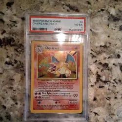 PSA 4 ✨ Charizard Holo #4 Pokemon 1999 GRADED 2026 WIZARDS BASE SET - Image 5