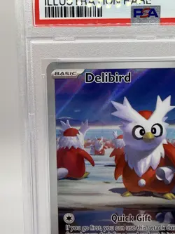 Delibird Illustration Rare Pokemon Mega Evolution PSA 10 Gem Mint 💎 - Image 2