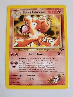 Blaine's Charmeleon 31/132 Gym Challenge Regular Pokemon TCG - Image 1