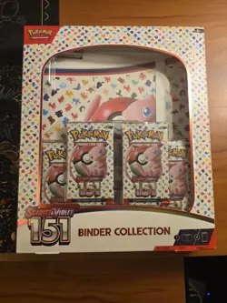 Pokemon TCG: Scarlet & Violet 151 Binder Collection 4x Packs New Factory Sealed 820650853142 - Image 1