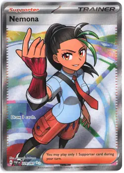 Nemona 229/091 Ultra Rare Paldean Fates Pokemon - Image 1