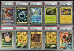 Pokemon TCG PSA 9 Mix Lot of 10 Slabs Total (Read Description For More Details) - Image 1