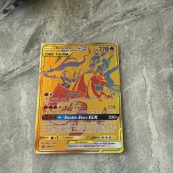 Reshiram & Charizard GX - SM247 Holo Promo Sun & Moon Promo Pokemon- Mint - Image 1