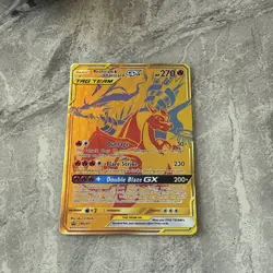 Reshiram & Charizard GX - SM247 Holo Promo Sun & Moon Promo Pokemon- Mint - Image 2