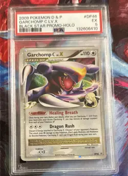 Pokemon Garchomp C Lv.X DP46 Black Star Promo Holo Diamond & Pearl PSA 2009 - Image 1