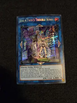 1X NM Evil Twin's Trouble Sunny - MP22-EN216 - Prismatic Secret Rare - yugioh - Image 1