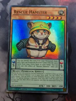 Yugioh Rescue Hamster NECH-EN039 Super Rare - LP - Image 1