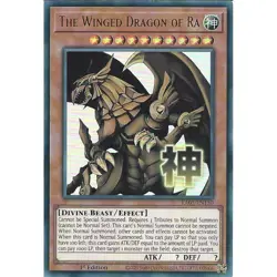 YUGIOH RA05-EN130 The Winged Dragon of Ra Ultra Rare 1st Edition NM - Image 1