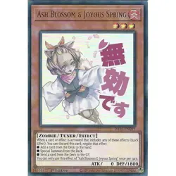 YUGIOH RA05-EN091 Ash Blossom & Joyous Spring Ultra Rare 1st Edition NM - Image 1