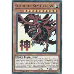 YUGIOH RA05-EN128 Slifer the Sky Dragon Ultra Rare 1st Edition NM - Image 1