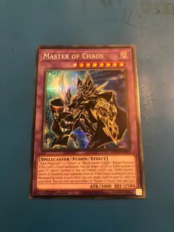 YUGIOH Secret Rare Master Of Chaos MP23-EN018 1st Edition - Image 1