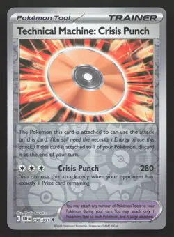 Pokemon Technical Machine: Crisis Punch Reverse Holo Uncommon SV: Paldean Fates - Image 1