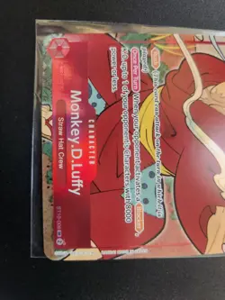 Monkey D Luffy ST10-006 English Version 1st Anniversary Set Promo One Piece Card - Image 2