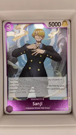 SANJI (070) OP12-070 FOIL RARE ONE PIECE LP - Image 1