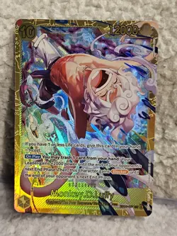 Monkey.D.Luffy EB04-061 SEC Adventures On Kami’s Island One Piece English Gold - Image 1