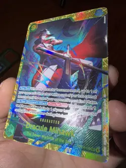 One Piece CCG Dracule Mihawk SEC Foil OP14-119 EN - Image 3
