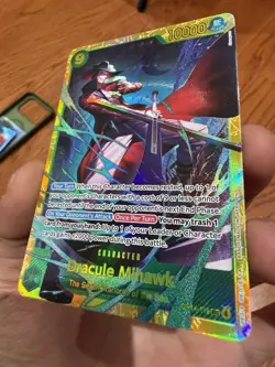 One Piece CCG Dracule Mihawk SEC Foil OP14-119 EN - Image 4