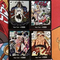 10 FOIL One Piece TCG DON!! OP05, OP06, OP07,OP08,OP09,OP10,OP11,OP12,OP13,OP15 - Image 1