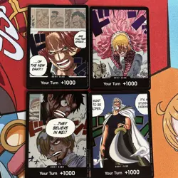 10 FOIL One Piece TCG DON!! OP05, OP06, OP07,OP08,OP09,OP10,OP11,OP12,OP13,OP15 - Image 2