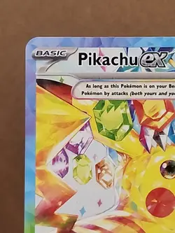 Pikachu ex - 238/191 - SIR - Surging Sparks - Pokemon Card Freshly Packed - Image 2