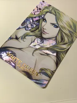 White Queen Marvel 20 Goddess Anime Waifu Holo Art Card ACG Carddass Girl Sexy - Image 3