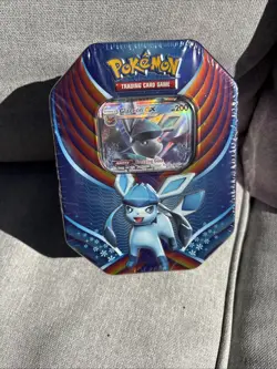 Pokemon TCG Evolution Celebration Tin GLACEON GX BRAND NEW Factory SEALED XY - Image 1