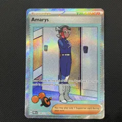 Amarys Prismatic Evolutions 170/131 Full Art Sir Pokemon TCG - Image 1