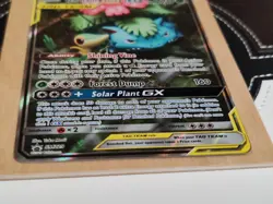 Pokemon Card Venusaur & Snivy GX Tagteam Ultra Rare SM229 Holo - Image 2