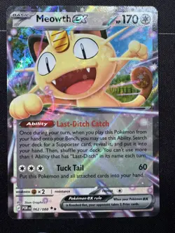 Pokemon Meowth ex 062/088 x4 Me03: Perfect Order NM/Pack Fresh - Image 2