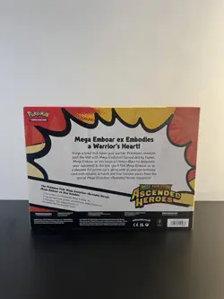 Pokemon TCG: Mega Evolution Ascended Heroes Mega Emboar Ex Box - Sealed - Image 4