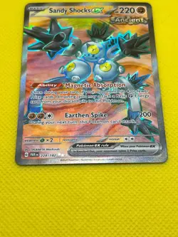 Pokemon Tcg Sandy Shocks ex 228/182 Full Art SV Paradox Rift - Image 2