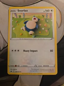 Pokemon! Snorlax - Regular Rare - Crown Zenith - 109/159 - NM - Image 1