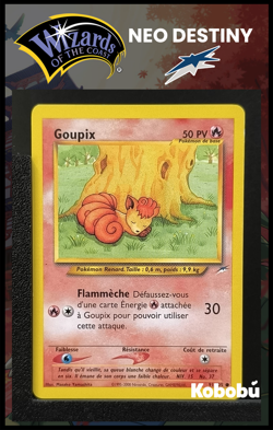 Carte Pokemon Goupix 91/105 Edition 2 Ed 2 Neo Destiny Wizards FR 1 - Image 1
