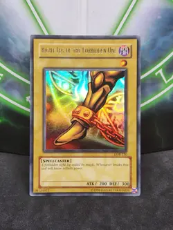 Yugioh Right Leg of the Forbidden One LOB-120 Ultra Rare Original Print NM - Image 1
