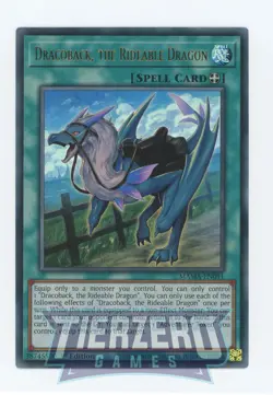 Yugioh MAMA-EN091 - Dracoback, the Rideable Dragon - Ultra Rare - Image 1