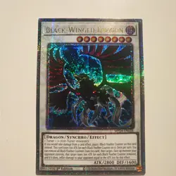 Yugioh Karte Black Winged Dragon MP24-EN028 QCSR English 1.Edition. - Image 1