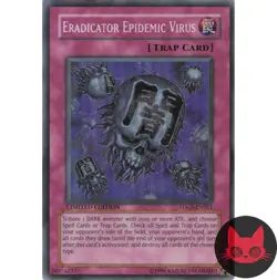 Yugioh Eradicator Epidemic Virus TDGS-ENSE1 Super Rare Limited Edition NM - Image 1