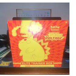 Pokemon Vivid Voltage Elite Trainer Box Booster Card Dividers Prize Card - Image 1