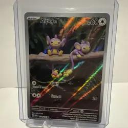 Aipom - 211/182 - Illustration Rare - Paradox Rift - Pokemon Card - NM/M - Image 1