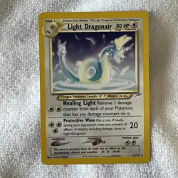 Light Dragonair 22/105 Neo Destiny Non Holo Pokemon Card - Image 1