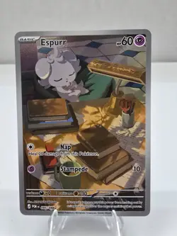 Pokemon Card TCG: Espurr 095/088 Holo Illustration Rare (IR) Perfect Order NM - Image 1