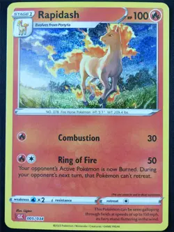 Rapidash 005/034 Holo CLC - Classic Pokemon Card #4C6 - Image 1